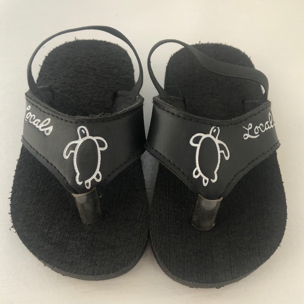 Baby Toddler Hawaiian Turtle Locals Flip Flops Sandals